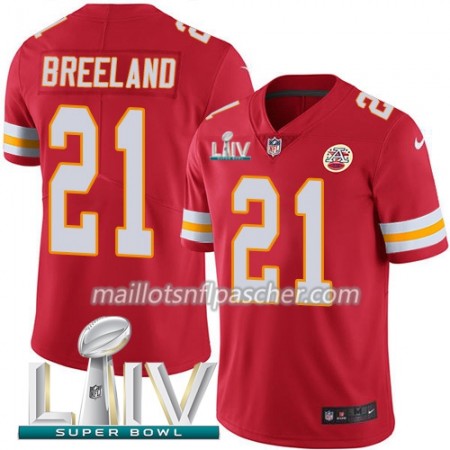 Maillot Kansas City Chiefs Bashaud Breeland 21 Nike Rouge 2020 Super Bowl LIV - Homme